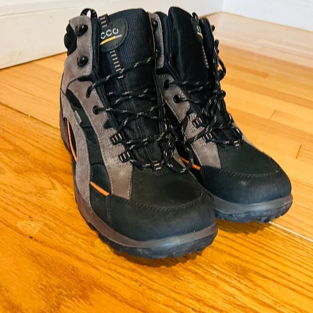 New ECCO Gore-tex Black/Gray Men’s Boots EU 47 US 13-13.5